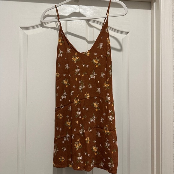 Reformation Ventura floral-print slip dress in Brown - size S - Picture 8 of 12